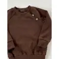 BLUZA PRĄŻKOWANA - CLASSIC - KAKAO